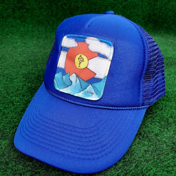 Vintage Otto Collection Snapback Trucker Cap Hat Featuring Loveland Ski - Picture 1 of 8